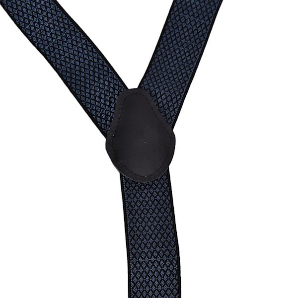 Herr Suspender Stark Fixering Justerbar Vacker Praktisk Fashionable Metallklämma Bred Suspender för Fester