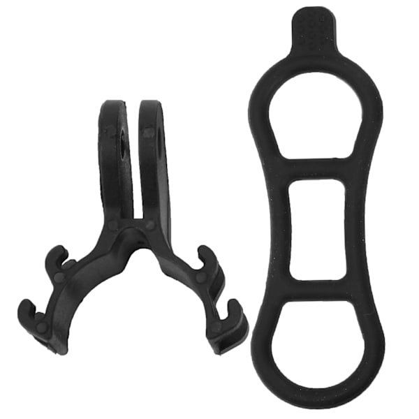 Aluminiumlegering Cykeldatorfäste Styrförlängningsfäste CykeltillbehörSvart