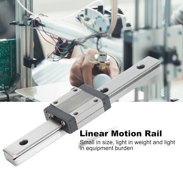 MGN15C Linjär Rälguidelager Stål Linjär Glidräl för 3D-skrivare CNC-maskin 150mm