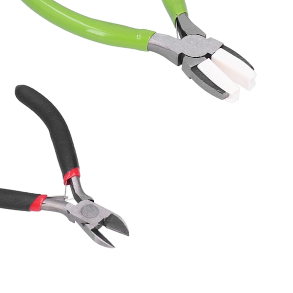 5-pack Tångset Diagonal Platt Näs Tång Bail Making Smycken Tång Hand Crimping Winding Verktyg