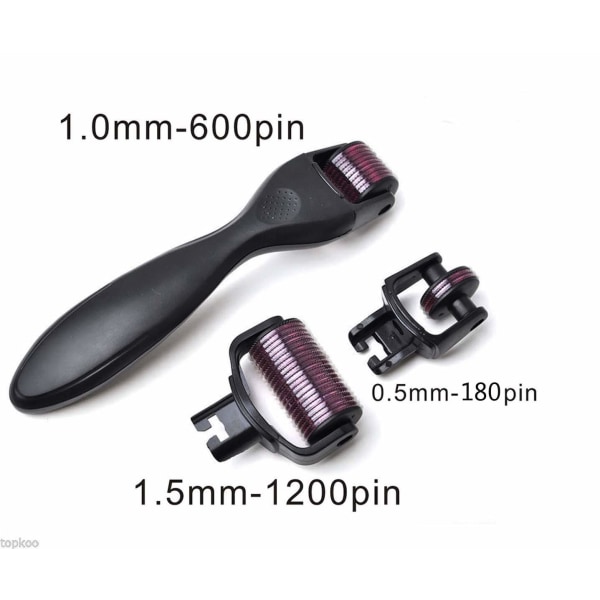 st derma roller 0,5 mm, microneedling roller med 540