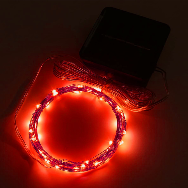 100 LED Gardinljusslinga USB -driven Fairy Light String för