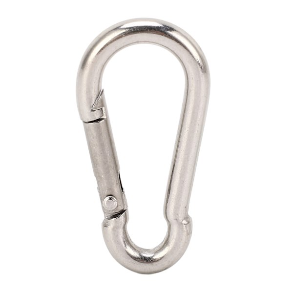 10 st karbinhake fjäder snäppkrok kraftig snabb länk 304 rostfritt stål för fågelmatare 7MM