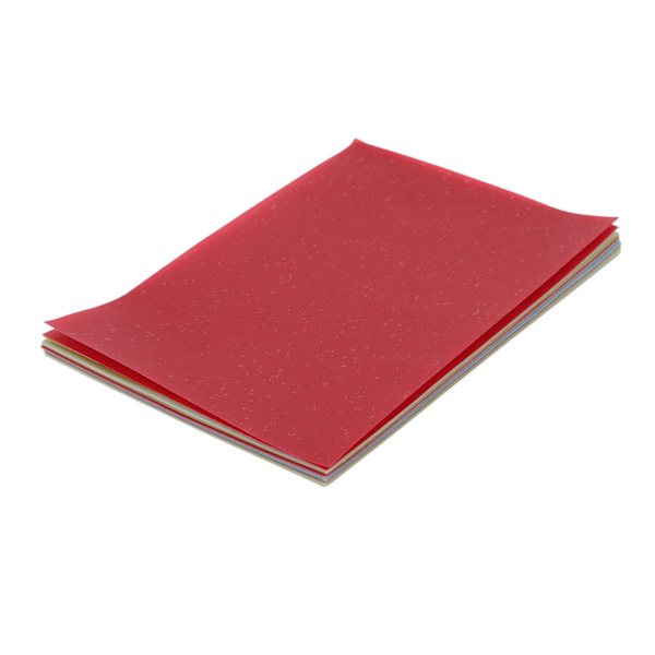 50 st färgat svavelsyrapapper 15x10cm rent papper hög styrka gummistämpelöverföringspapper för tryck