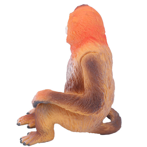Simulering Vilda Golden Monkey Modell Prydnader Skrivbordsdekoration Barnleksak Golden Monkey Modell