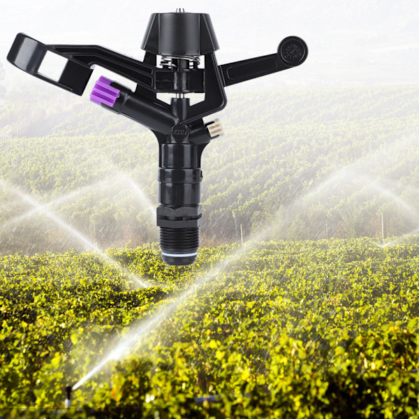 Trädgårdssprinkler, Slagmunstycke för Effektiv Bevattning, Lätt att Använda, Hållbar Konstruktion, Bred Användning, 3/4 Tums Sprinkler för Gräsmatta