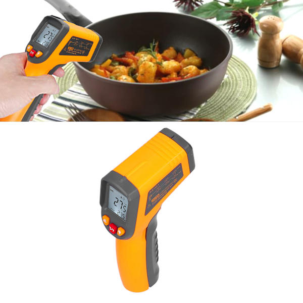 T580A Industriell Infraröd Termometer Elektronisk Temperaturmätare för Kök