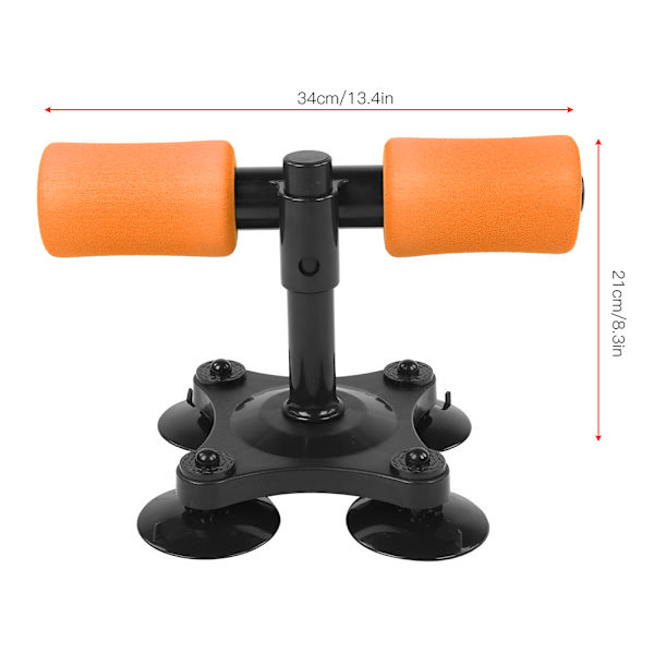 Sit Ups Träningsstång Utrustning Assistent Träningsapparat Abdominal Fitness Maskin(orange )
