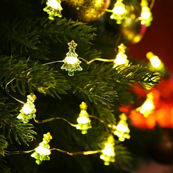 Charmiga Dekorationer: Tax Ornament, Batteridriven 20 LED-lampor, Festlig Touch För Inom- och Utomhusbruk, Vattentät Design, IP42 Vattentät