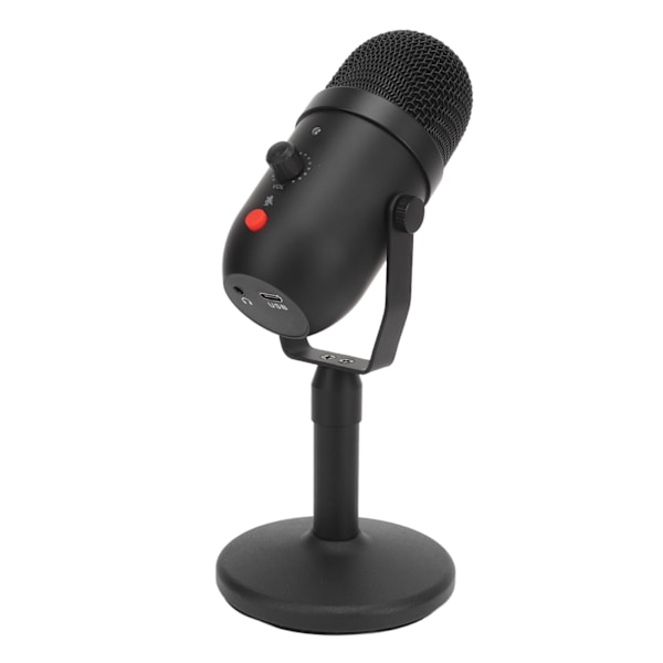 USB Kondensatormikrofon Intelligent Brusreducering Kardioid Kondensatormikrofon för Gaming Poddsändning Inspelning
