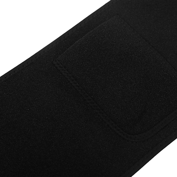 Midjestöd Bälte Elastisk Träning Fitness Midjeband Justerbart Kroppsskydd SBR NeoprenSvart