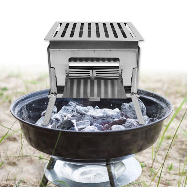 Hopfällbar vedspis Uppvärmning Hopfällbara Bärbara Grillkit för Utomhusvandring Picknick