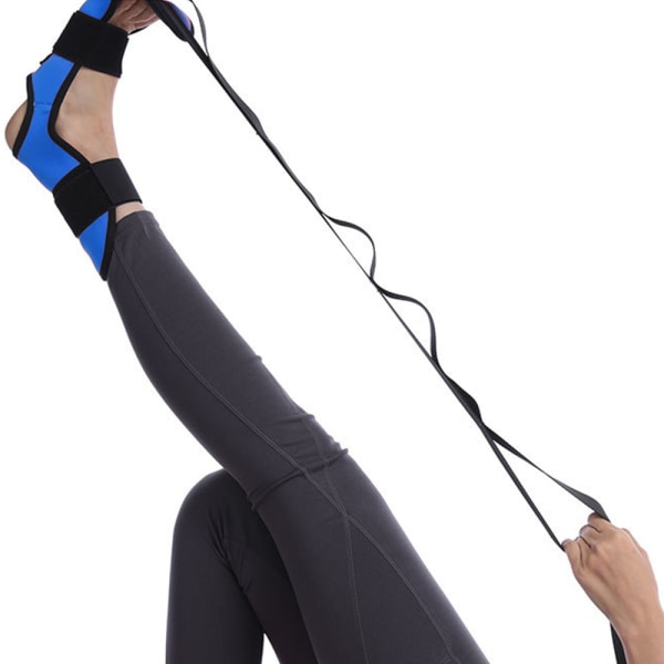 Fot Stretching Bälte Bälte Ring Ligament Träningsträning Yoga Blue