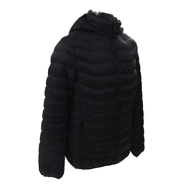 Uppvärmd Jacka Elektrisk 9 Zoner 2 Kontroller 3 Nivåer Varm Kappa Tvättbar för Hem Utomhus M