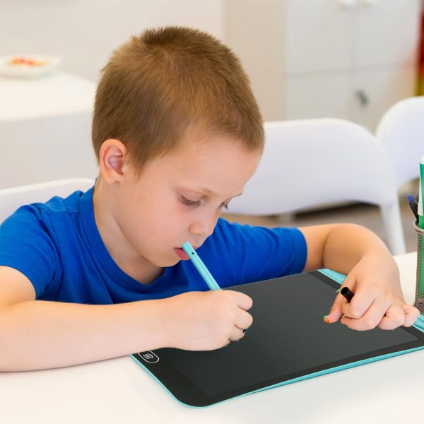 Färgglad skrivtavla LCD-ritbord raderbara leksaker för barn