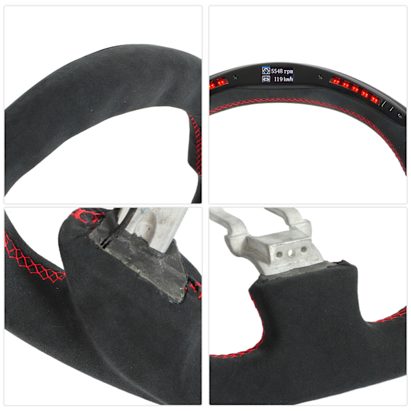 Suede LED-display med växlingslampor, rattbyte för Nissan GTR R35 2009-2016