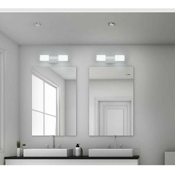 Lättinstallerad Diskbänkslampa, Ljusstark och Energisnål Badrumsbelysning med Modern och Minimalistisk Design för Långvarig Hållbarhet,