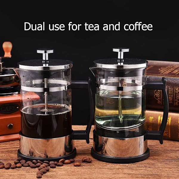 Upplev Kaffe-konstnärskap Med Vår Diskmaskinsäkra Bägare Franskpress, Mikro-mesh Teknologi Ger Exceptionellt Släta Och Smakrika Brygder