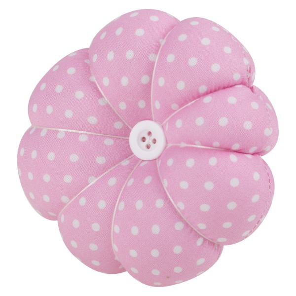 Ny sy nål nålkudde pumpaformad hållare handledsrem hantverk DIY verktyg (rosa)