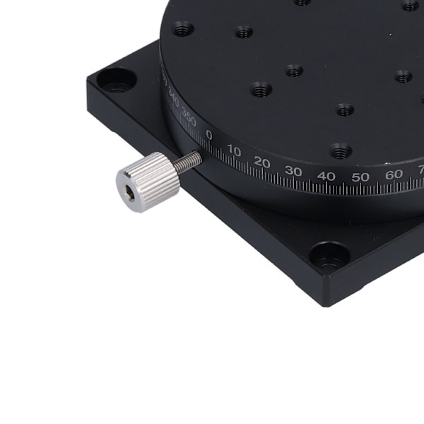 Manuell roterande linjär scen glidbord grovjustering 360° med mikrometer Dia80mm RBA80