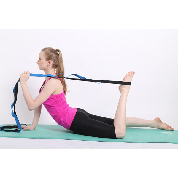 Premium slitstarkt stretchband i bomull, för yoga, pilates och dans