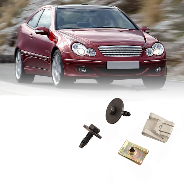 24st Motorunderremskruvar Fästen Klipp MC3003 Ersättning för Benz C‑Class W203 W204 CL203
