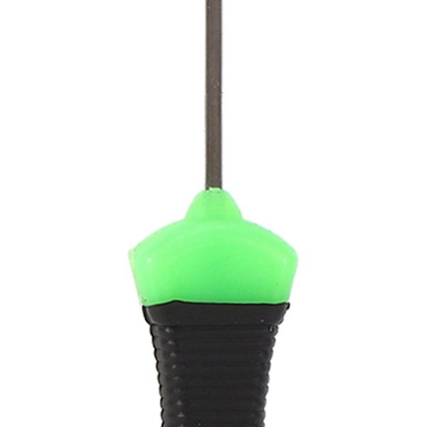 3PCS Rostfritt Stål Karpfiske Bete Locka Nål Plast Grön Svart Rund Handtag