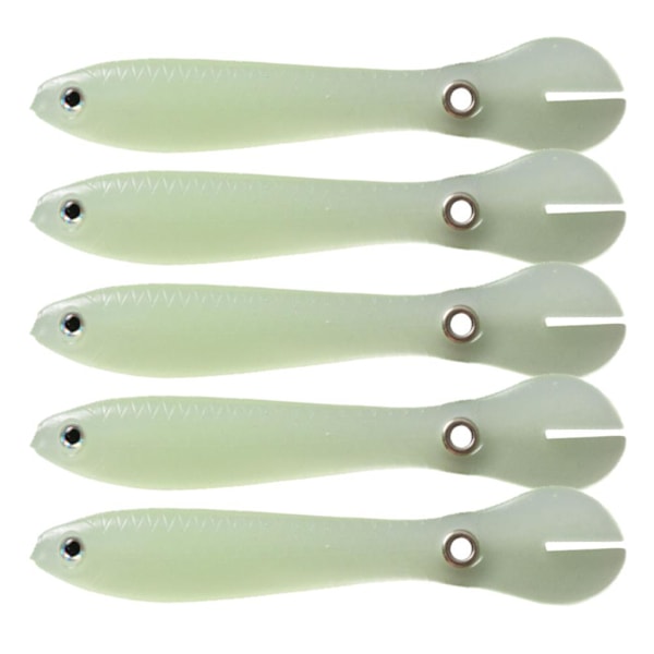 5 st 10 cm 6 g mjuka fiskedrag Bionic Loach mjukt bete mjuk paddel svans fiske Swimbait drag för basöring