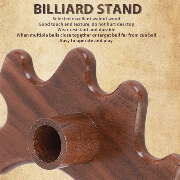 Pool Cue Bridge Head Billiards Cue Stick Accessory Wooden for Table Game Competition Low Fork