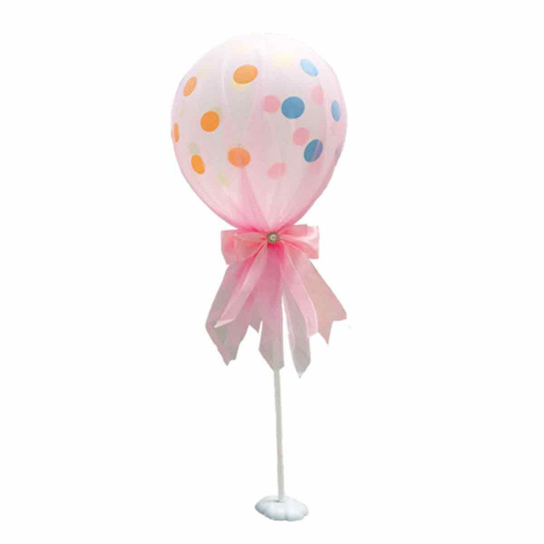 1Set Ballonghållare Födelsedagsfest Ballonger Stativ Led Ballonhållare Kolumn Plast Ballong