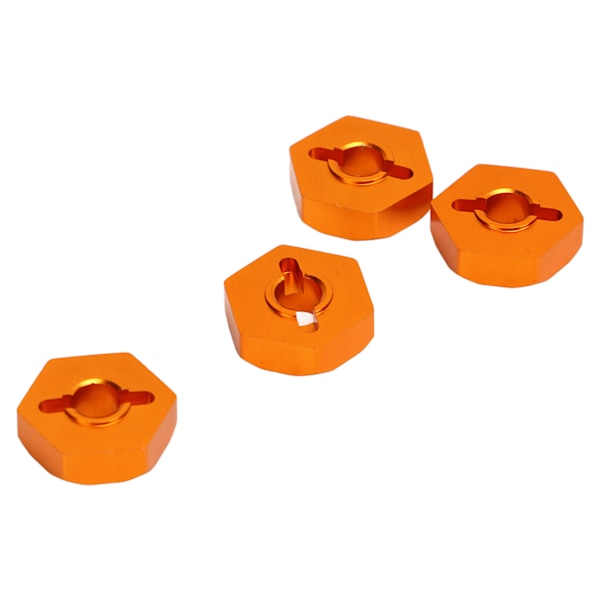 4 st 12mm Hex Nav Adaptrar i Aluminiumlegering med Axelstift för TRAXXAS 1/16 RC Bildelar