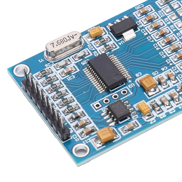24-bit 8-kanals ADC-modul Datainsamlingskort Hög noggrannhet 30ksps Datautgångshastighet ADS1256