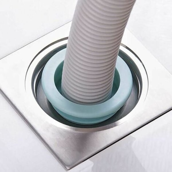 2-pack avloppsslangtätning deodorant silikonplugg tätningsplugg avloppstätningsring tvättmaskin för badrum kök rengöringsverktyg