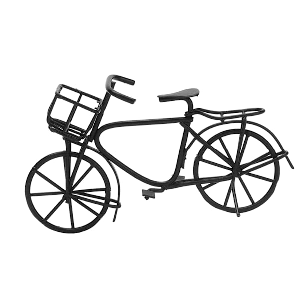 Dockhus Metallcykel Fashionable Simulation 1:12 Dockhus Miniatyr Metallcykel Dekoration