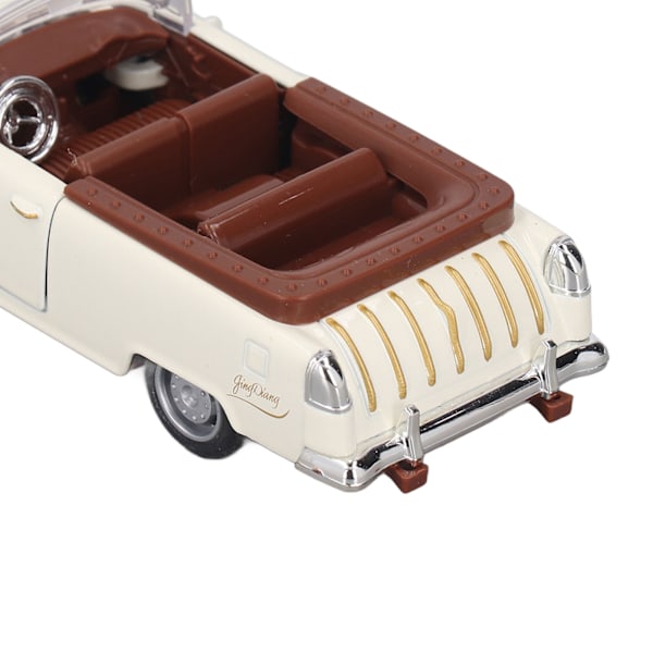 1:32 Konvertibel Sportbil Modell Metall Legering Realistisk Cool Batteridriven 1/32 Sportbil Simulering Leksak Vit