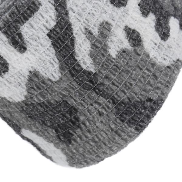 Kamouflagetejp utomhus självhäftande non-woven kamouflagetejp för jakt och ridning svart och vitt camo