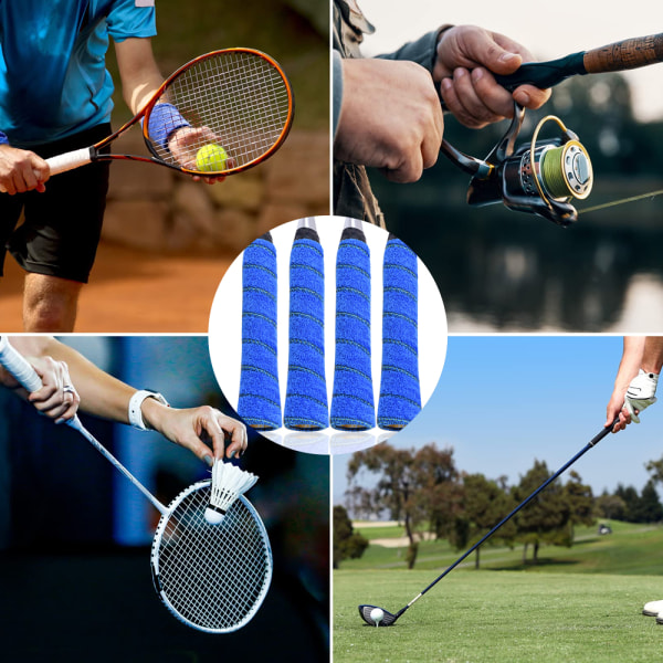 Badminton Tennisracket Övergrepp Bomullshandduksgrepp Anti-sladd