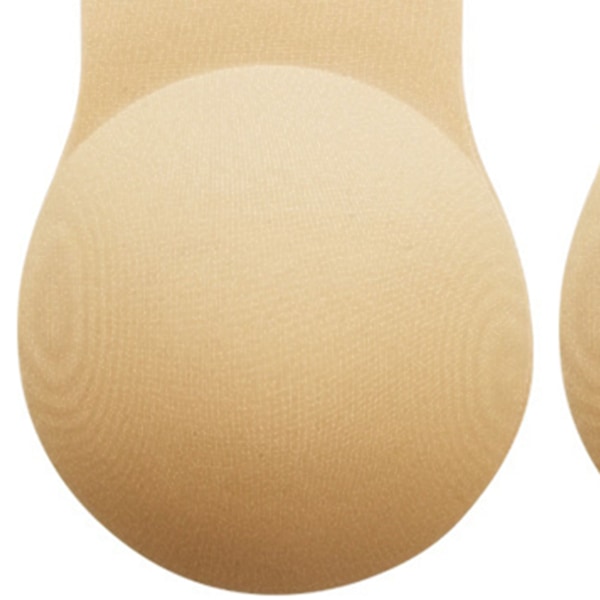 Kaninöron självhäftande bh axelbandslös rygglös återanvändbar push up bröstlyft nippelskydd för kvinnor hudfärg L/XL