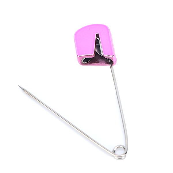 Assorterade färgade blöjnålar Säkerhetslåsande tygblöja Nappy sy stickning tyg nålar (slumpmässig färg) 6st 1#