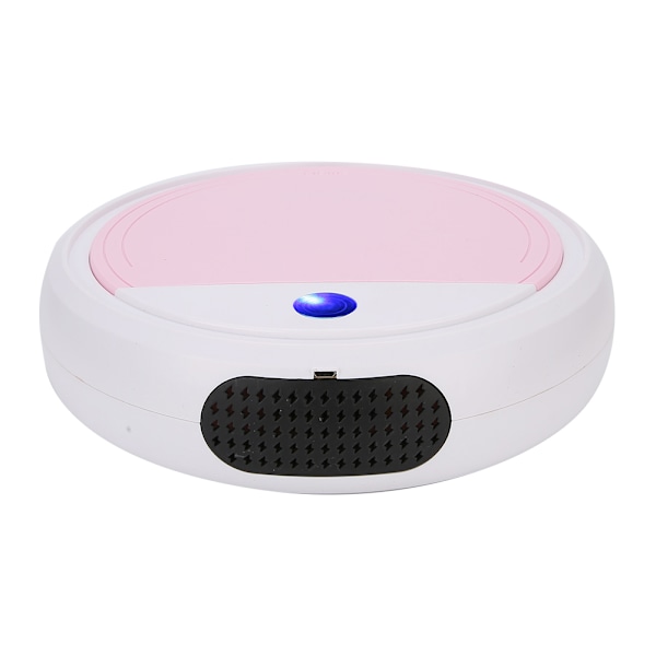 4-i-1 Smart Soptrobot med Stark Sugkraft, Dammsugning, Hemstädning, UV-Rengöring, Rosa
