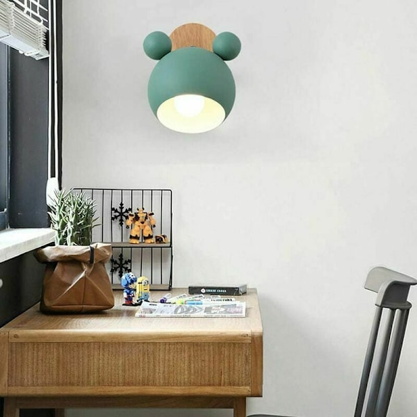 Enkel Vacker Elektroplätering, Internationell Standard Gränssnitt Vägglampa, Pojk- och Flickrum för Sovrum, Vardagsrum, Matsal,