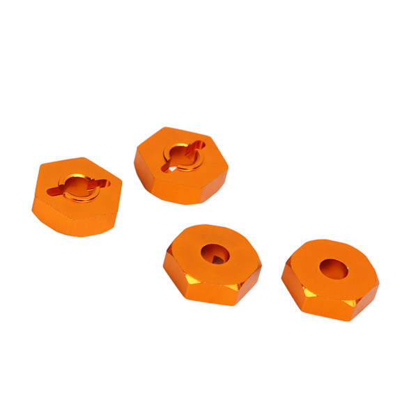 4 st 12mm Hex Nav Adaptrar i Aluminiumlegering med Axelstift för TRAXXAS 1/16 RC Bildelar