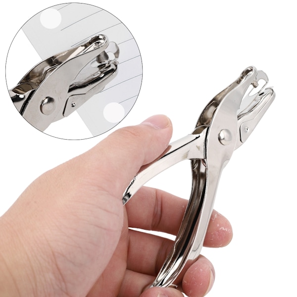 Hobby Pappershålslag För Skola Standard, Hållbar Solid Metallkonstruktion Med Förnicklad Finish, Snabbt Hålslag Och Spånhållare För