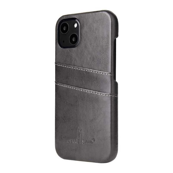 iPhone 13 Skal Korthållare Retro Svart