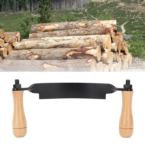 Dragkniv Ergonomisk Effektiv Bekvämt Grepp Trädbarksskalare för Träbearbetning Böjd Typ