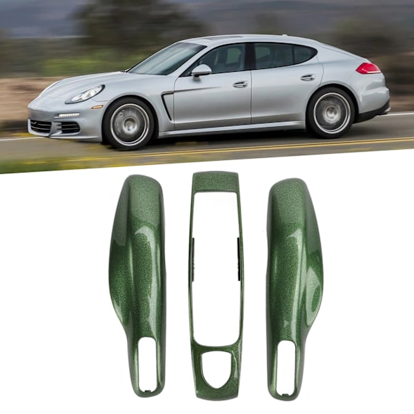 Nyckelskyddsöverdrag för Panamera Cayenne MACAN Boxster Cayman 911 718Grön