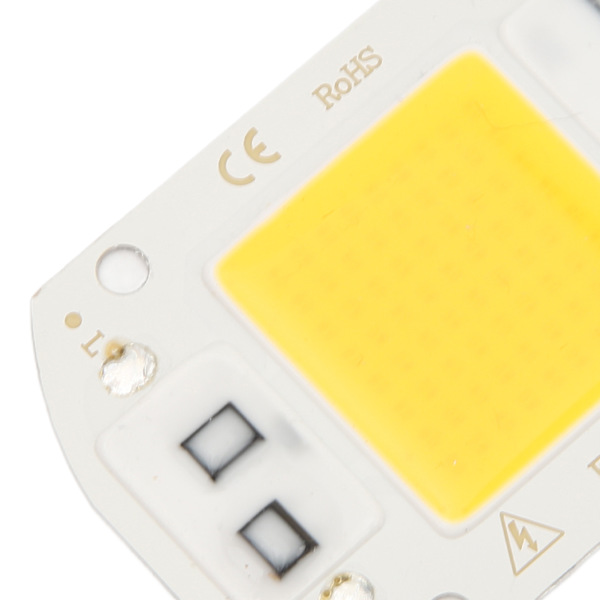 2 st LED COB-chip med hög effekt, drivrutinfri integrerad SMD-lampkula, ljusstark och effektiv vändbar COB-lampkula, varmt ljus, 30 W
