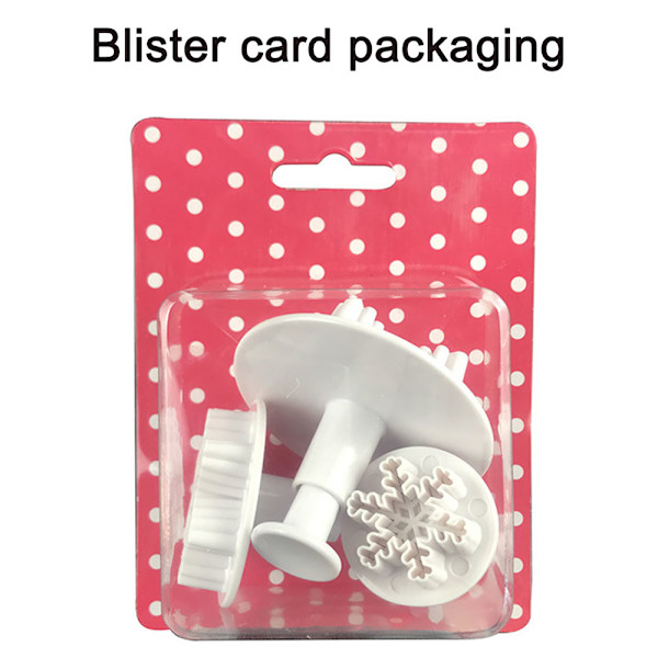 6PCS Snöflinga Kakformar Dekorera Fondant Präglingsverktyg Snöflinga Plunger Kakskärare
