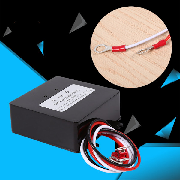 1 st solsystem batteribalanserutjämnare för blybatterier HA01 laddare ny