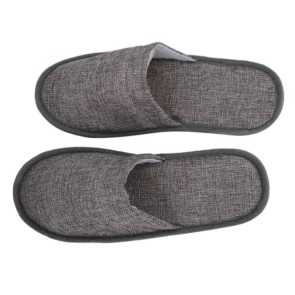 Mjuka Unisex Tofflor, Hygieniska Bekväma Engångstofflor För Gäster Hem Spa Inomhus Bröllop Resa Fest, Halkfri EVA-sula Andningsbara